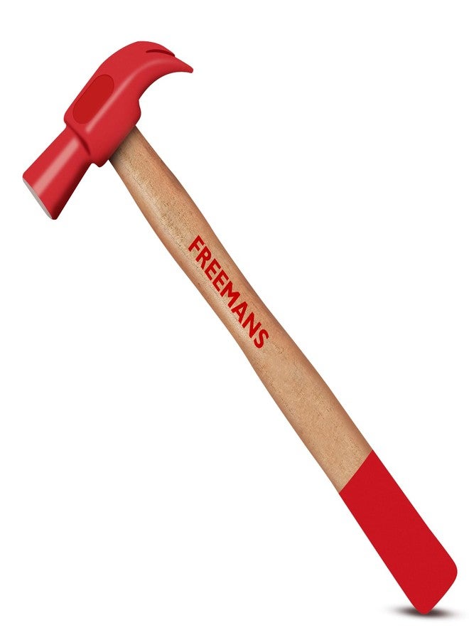 FREEMANS 3/4 lb CH340 Claw Hammer with Seasoned Wood Handle || Induction hardened || Drop forged Use For prying || Splitting Wood || Tearing Drywall and Industrial & Home Professional - 340g - Image 1